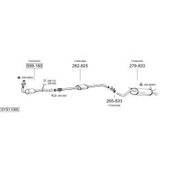 Išmetimo sistema BOSAL SYS11085