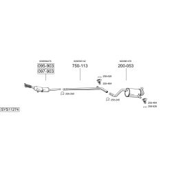 Išmetimo sistema BOSAL SYS11274