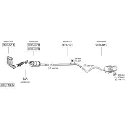 Išmetimo sistema BOSAL SYS11335