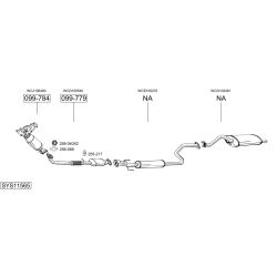 Išmetimo sistema BOSAL SYS11565