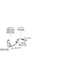 Išmetimo sistema BOSAL SYS11786