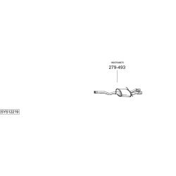 Išmetimo sistema BOSAL SYS12219