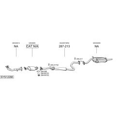 Išmetimo sistema BOSAL SYS12286