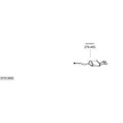 Išmetimo sistema BOSAL SYS12656