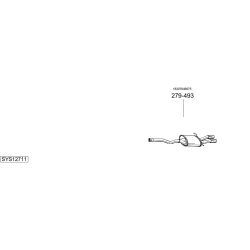 Išmetimo sistema BOSAL SYS12711