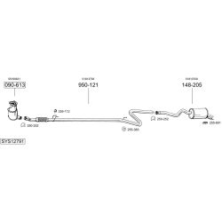 Išmetimo sistema BOSAL SYS12791
