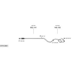 Išmetimo sistema BOSAL SYS12881