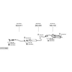 Išmetimo sistema BOSAL SYS13060