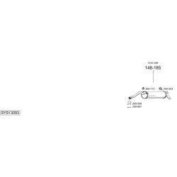 Išmetimo sistema BOSAL SYS13093