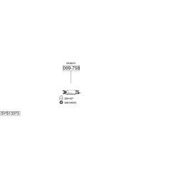 Išmetimo sistema BOSAL SYS13373