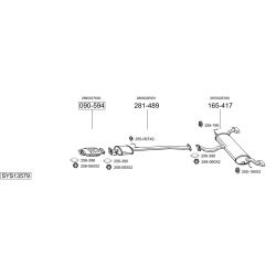 Išmetimo sistema BOSAL SYS13579