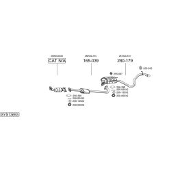 Išmetimo sistema BOSAL SYS13693
