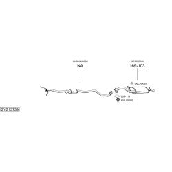 Išmetimo sistema BOSAL SYS13739
