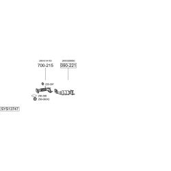 Išmetimo sistema BOSAL SYS13747