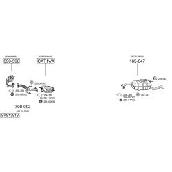 Išmetimo sistema BOSAL SYS13818
