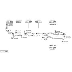 Išmetimo sistema BOSAL SYS13870