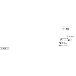 Išmetimo sistema BOSAL SYS14022