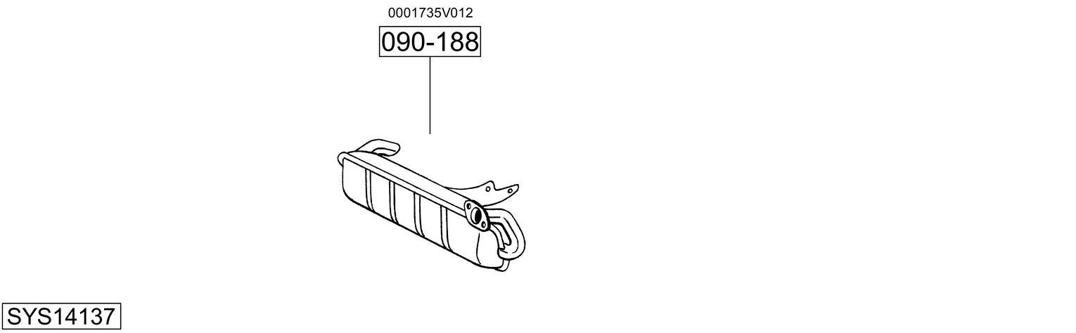 Išmetimo sistema BOSAL SYS14137