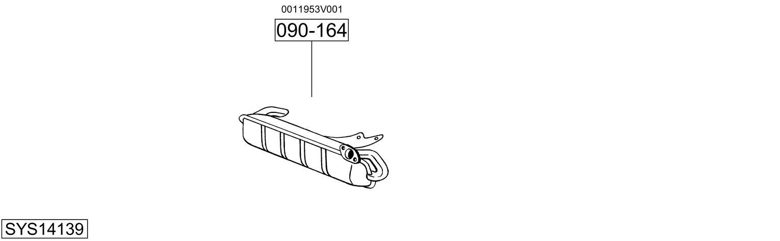 Išmetimo sistema BOSAL SYS14139