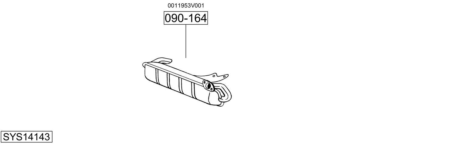 Išmetimo sistema BOSAL SYS14143