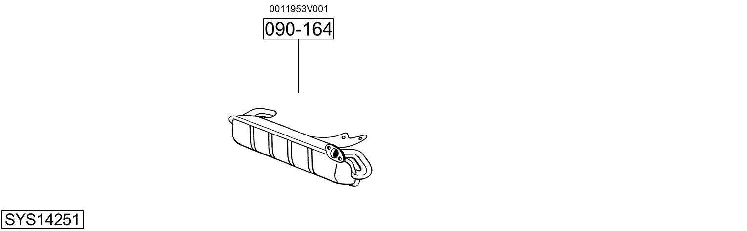 Išmetimo sistema BOSAL SYS14251