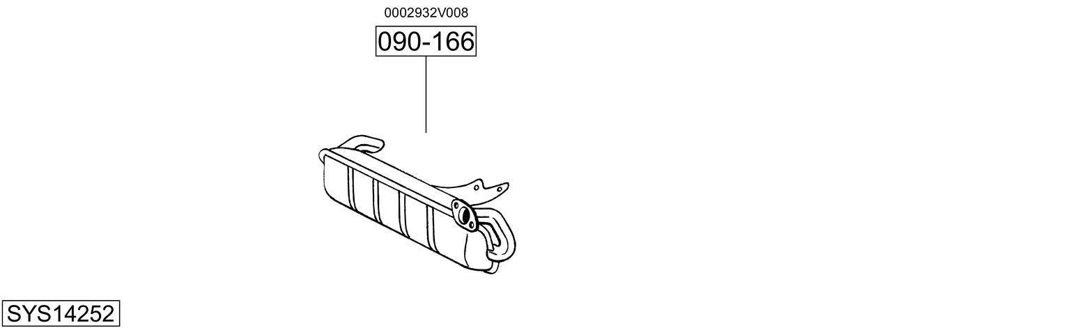 Išmetimo sistema BOSAL SYS14252