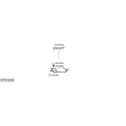 Išmetimo sistema BOSAL SYS14330