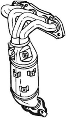 Katalizatoriaus keitiklis BOSAL 090-254