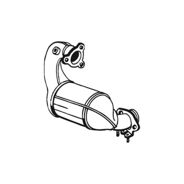 Katalizatoriaus keitiklis BOSAL 090-512