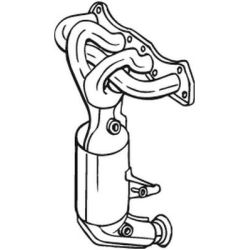 Katalizatoriaus keitiklis BOSAL 090-657