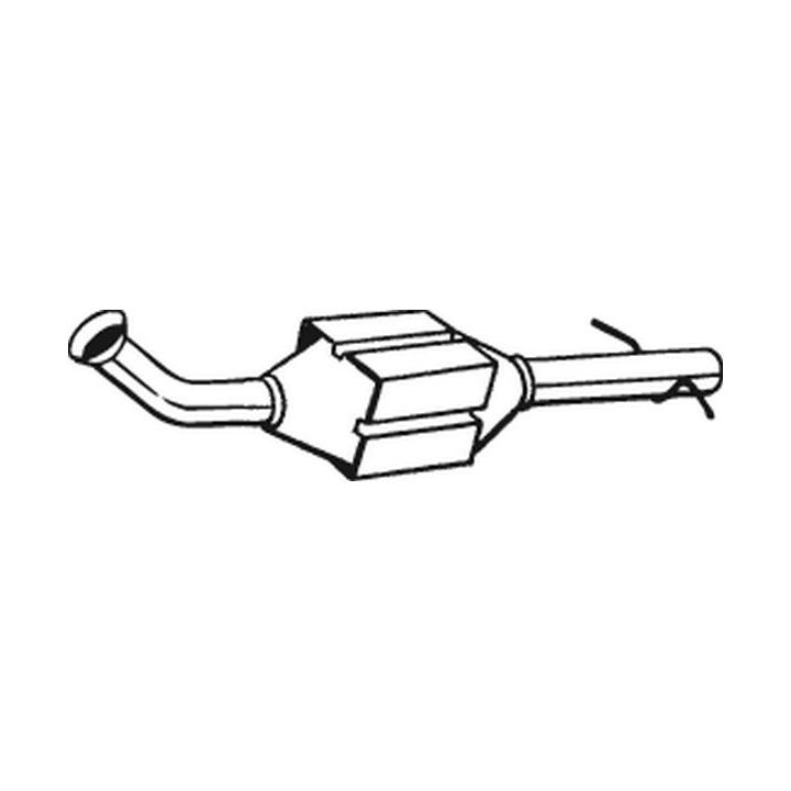 Katalizatoriaus keitiklis BOSAL 099-104