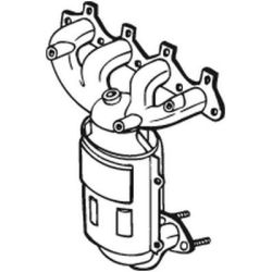 Katalizatoriaus keitiklis BOSAL 099-240