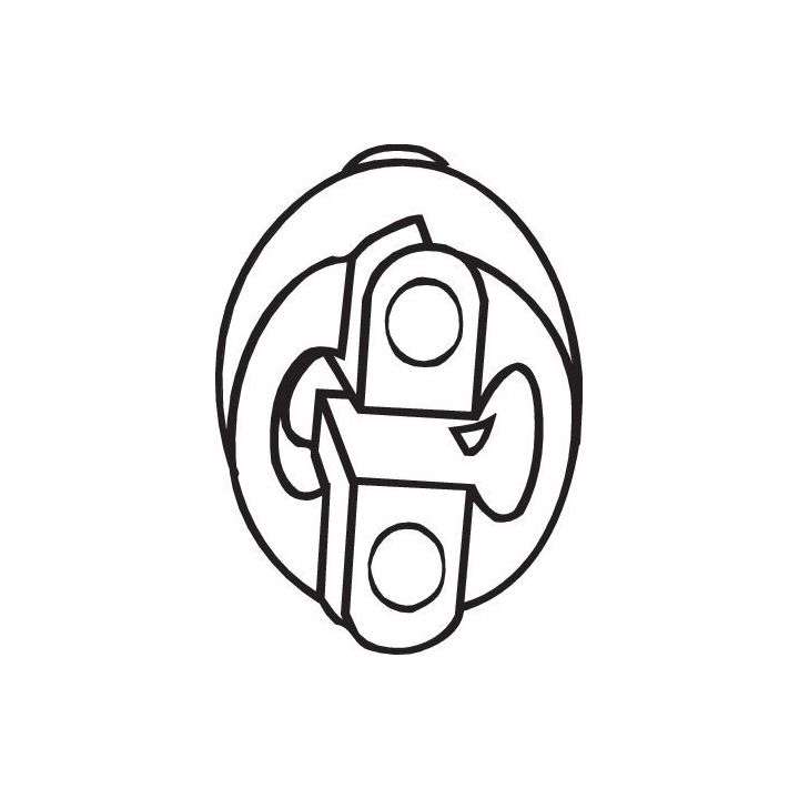 Guminė juosta, išmetimo sistema BOSAL 255-065