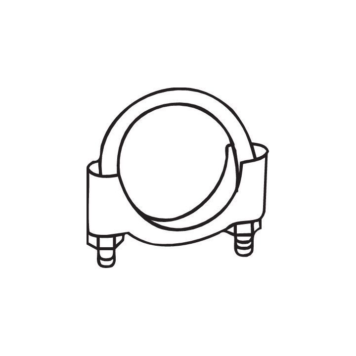Spaustukas, išmetimo sistema BOSAL 250-250