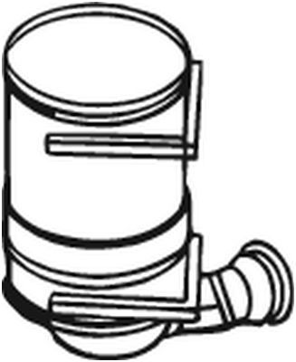 Suodžių / kietųjų dalelių filtras, išmetimo sistema BOSAL 095-120