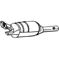 Suodžių / kietųjų dalelių filtras, išmetimo sistema BOSAL 095-252