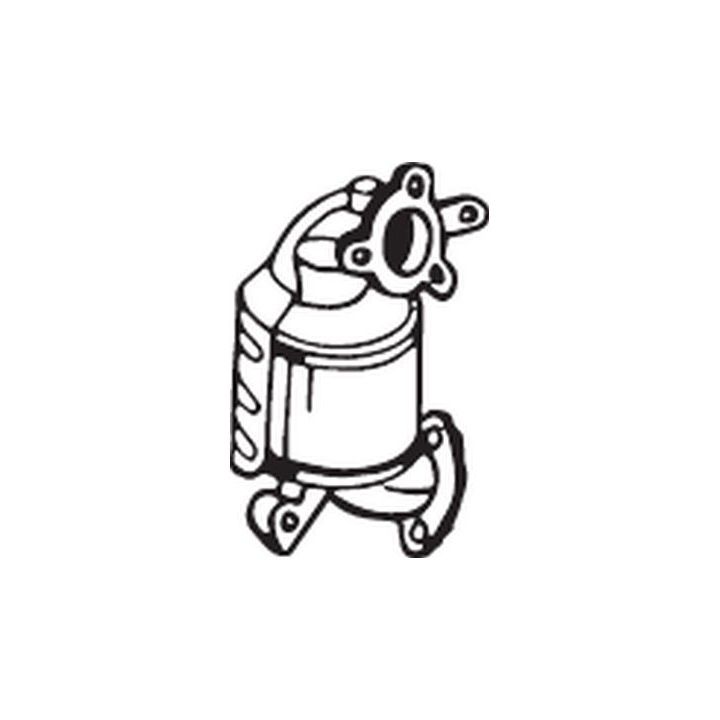 Suodžių / kietųjų dalelių filtras, išmetimo sistema BOSAL 095-593