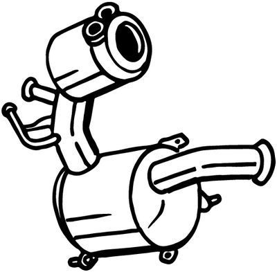 Suodžių / kietųjų dalelių filtras, išmetimo sistema BOSAL 095-715