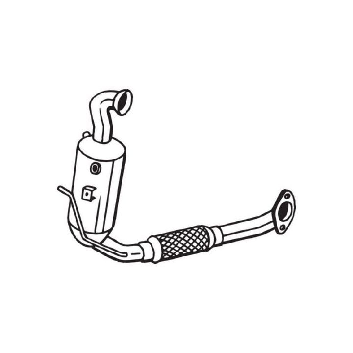 Suodžių / kietųjų dalelių filtras, išmetimo sistema BOSAL 095-765