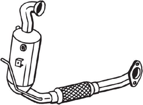 Suodžių / kietųjų dalelių filtras, išmetimo sistema BOSAL 095-765