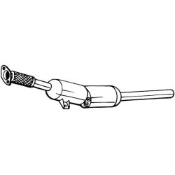 Suodžių / kietųjų dalelių filtras, išmetimo sistema BOSAL 097-071