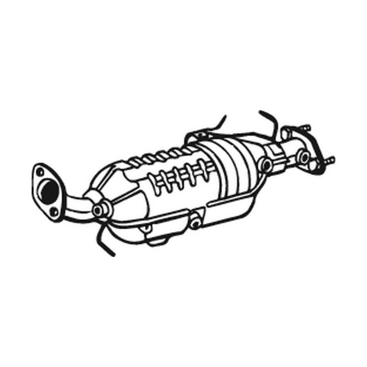 Suodžių / kietųjų dalelių filtras, išmetimo sistema BOSAL 097-128