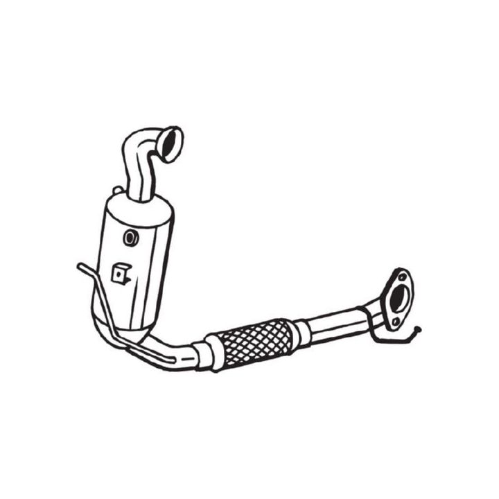 Suodžių / kietųjų dalelių filtras, išmetimo sistema BOSAL 097-569