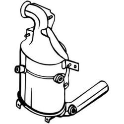 Suodžių / kietųjų dalelių filtras, išmetimo sistema BOSAL 097-576