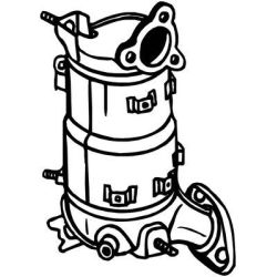 Suodžių / kietųjų dalelių filtras, išmetimo sistema BOSAL 097-583