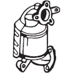 Suodžių / kietųjų dalelių filtras, išmetimo sistema BOSAL 097-591