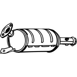 Suodžių / kietųjų dalelių filtras, išmetimo sistema BOSAL 097-705