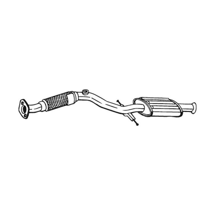 Priekinis duslintuvas BOSAL 165-295