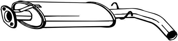 Vidurinis duslintuvas BOSAL 115-799