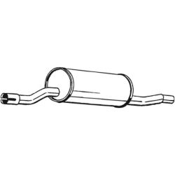 Vidurinis duslintuvas BOSAL 135-465